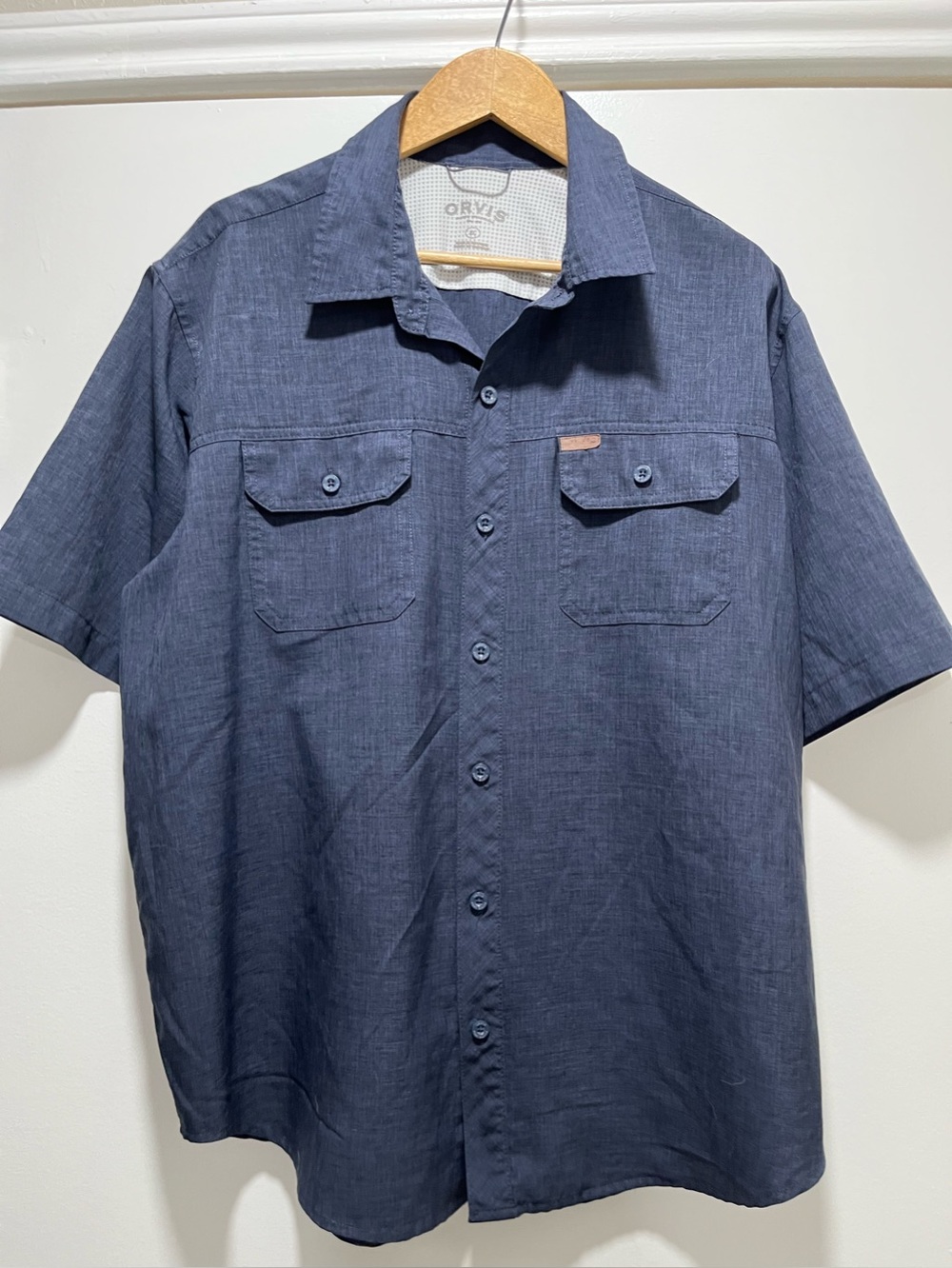 Orvis Breathable Mens Button Up Shirt XLarge